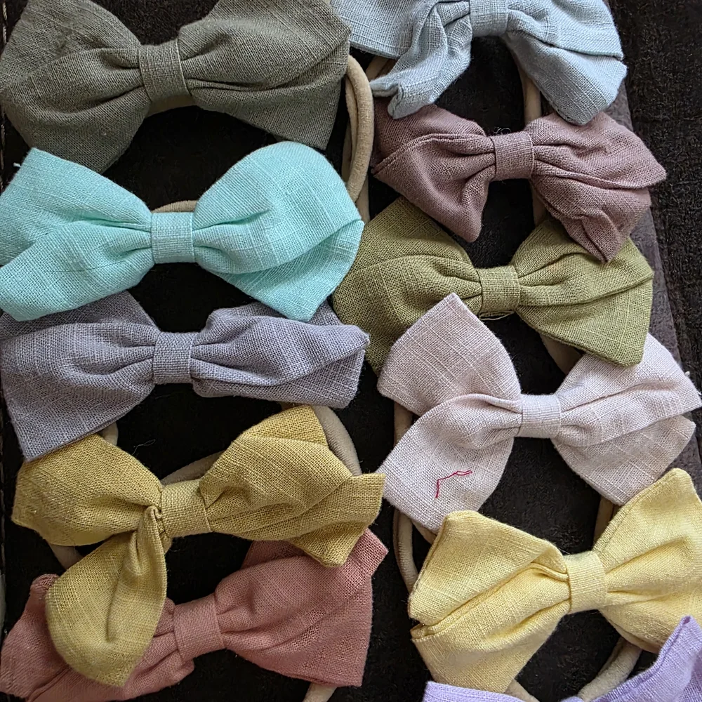 Colorful Bow Headband Set for‎ Kids